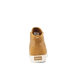 Supra Mens STACKS MID High Top Shoes Tan/bone | US-70988